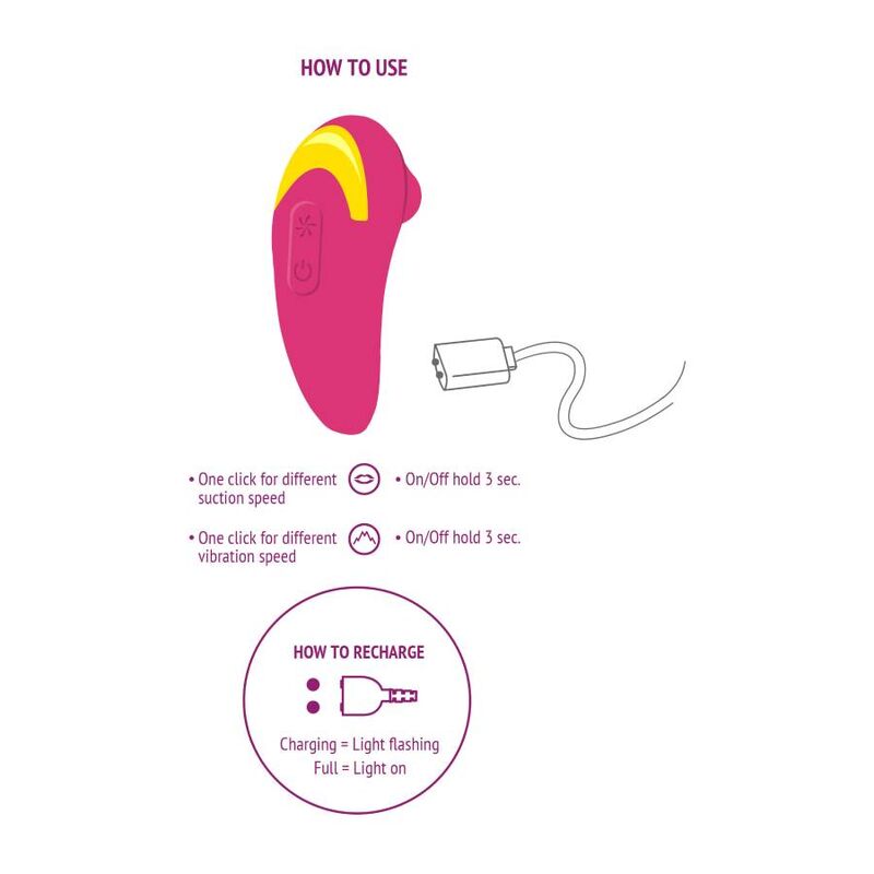 XOCOON - INFINITE LOVE STIMULATOR FUCHSIA - Imagen 5