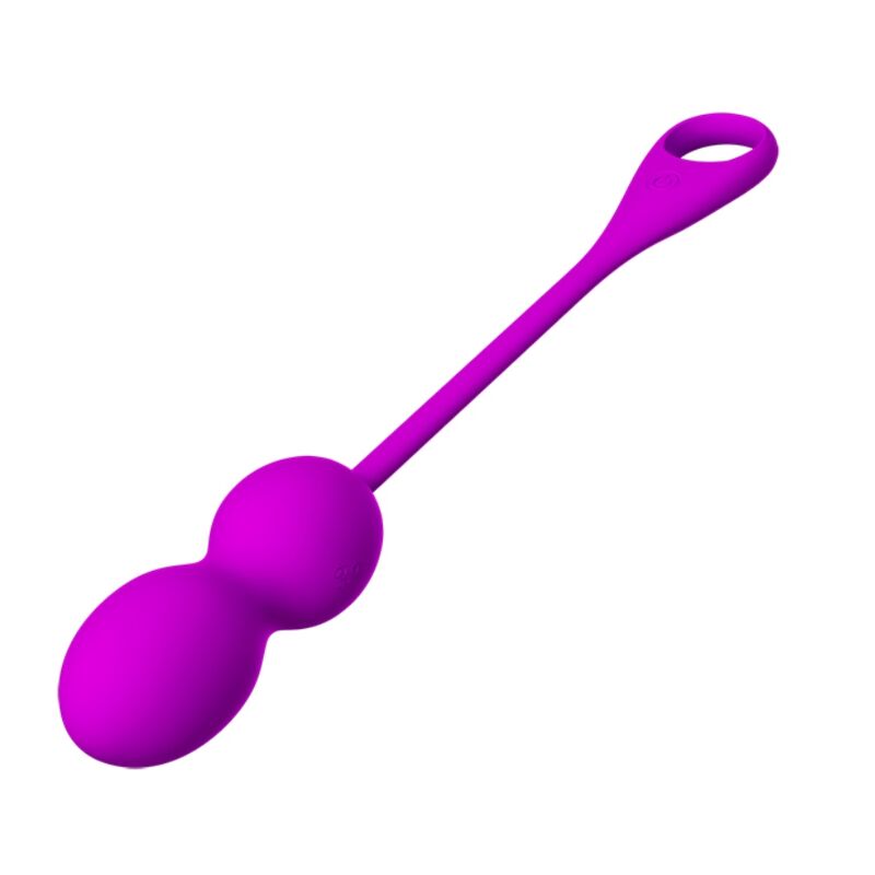 PRETTY LOVE - ELVIRA RECHARGEABLE VIBRATING BALLS PURPLE - Imagen 4