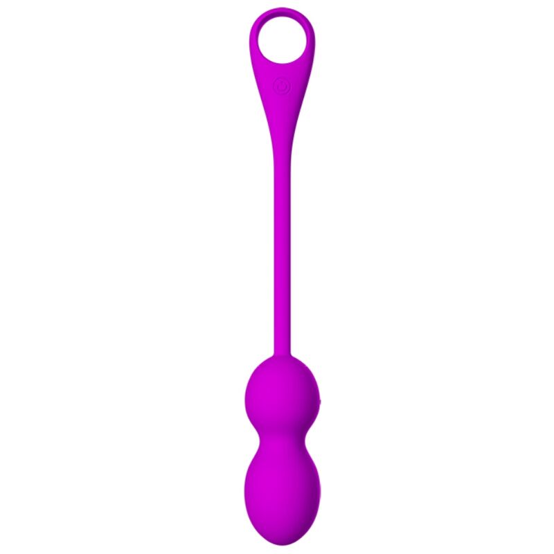 PRETTY LOVE - ELVIRA RECHARGEABLE VIBRATING BALLS PURPLE - Imagen 2
