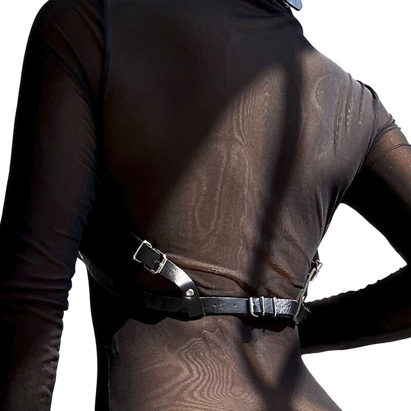 SUBBLIME - LEATHER CHEST HARNESS BLACK ONE SIZE - Imagen 3