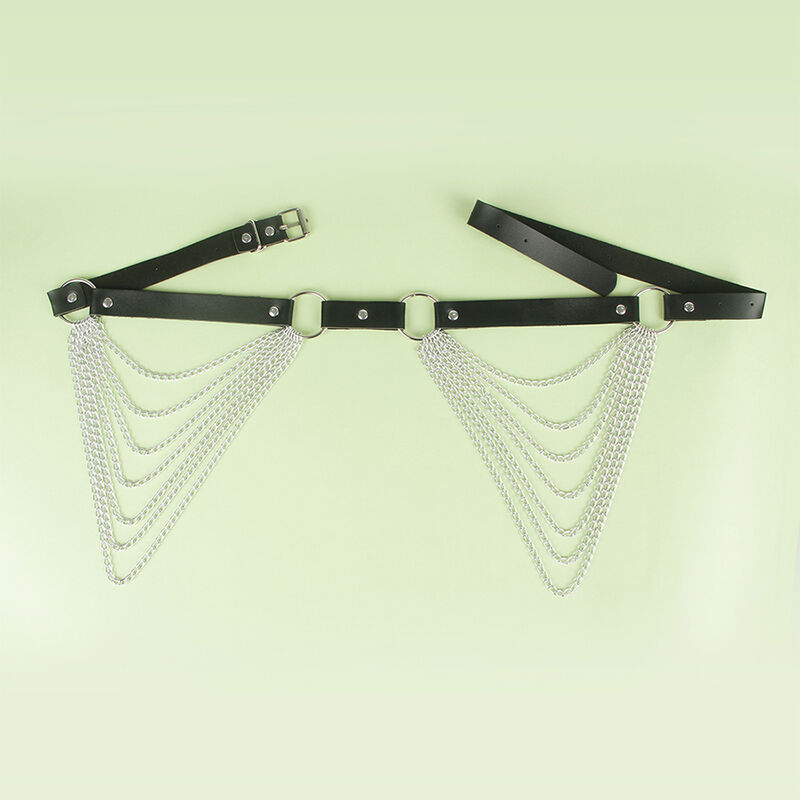 SUBBLIME - LEATHER CHAINBELT BLACK ONE SIZE - Imagen 4