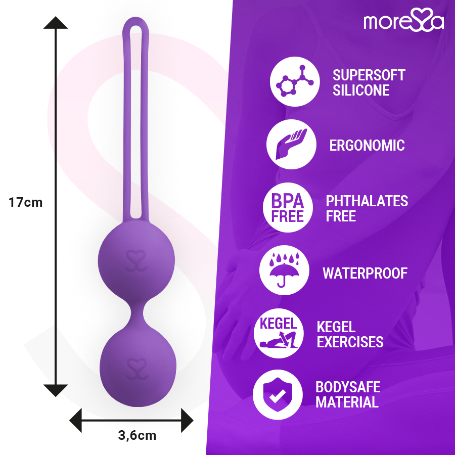MORESSA - OSIAN THREE PREMIUM LILAC SILICONE - Imagen 4