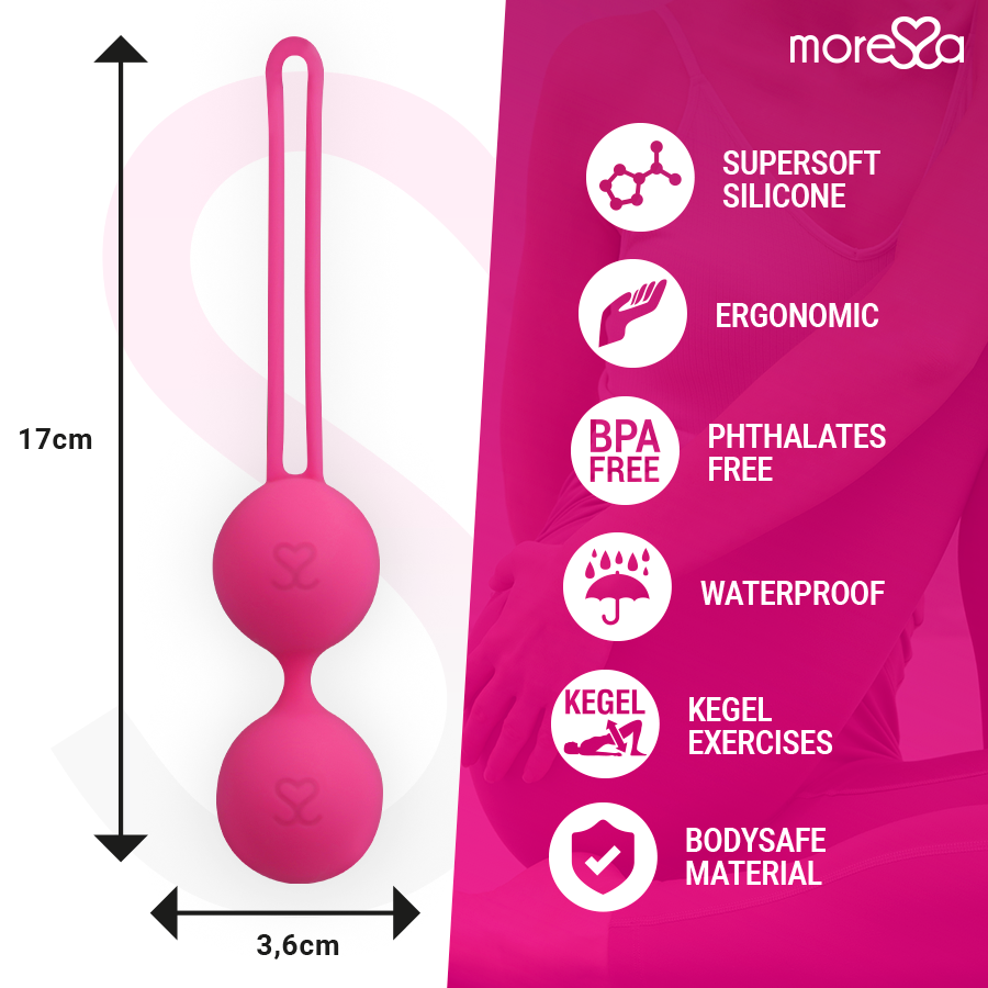 MORESSA - OSIAN THREE PREMIUM SILICONE PINK - Imagen 4